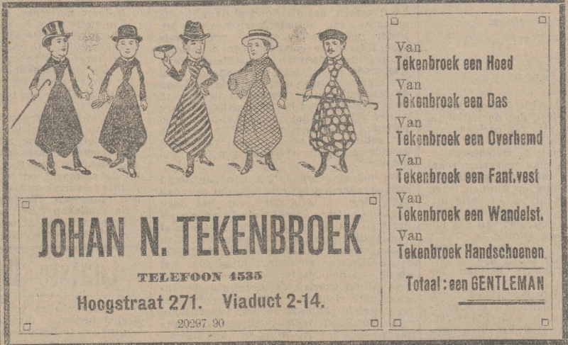 Advert Tekenbroek