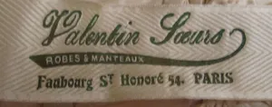 Label van Valentin Soeurs