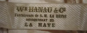 Label van Wm Hanau & Co