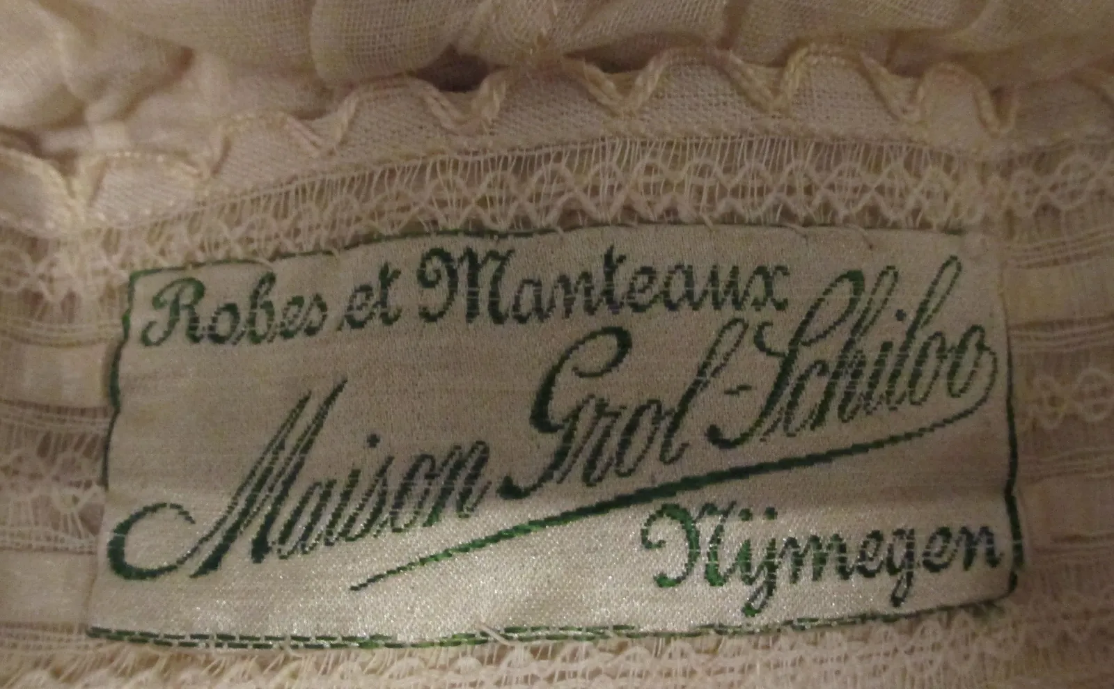 Label van Maison Grol-Schiloo