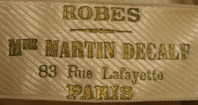 Label van Mme. Martin Decalf