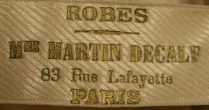Label van Mme. Martin Decalf