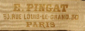 Label van Maison Pingat