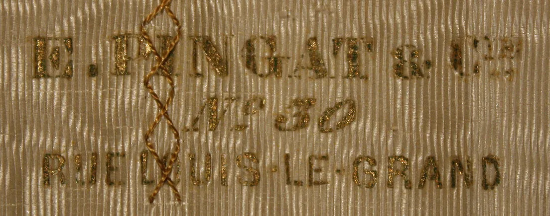 Label van Maison Pingat
