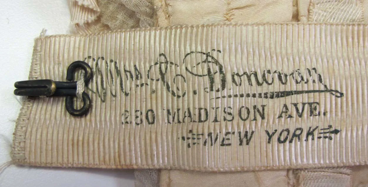 Label with textMrs. C. Donovan / 280 MADISON AVE / NEW YORK