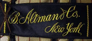 Label met tekst B. Altman & Co. / New York